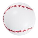 16" Baseball Beach Ball - White