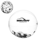 Buy 16" Black and White Confetti Beach Ball