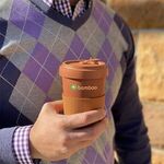 16 oz Eco Friendly Tumbler made with Bamboo Fiber - Gray