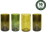 16 oz Glass, Made From Rescued Wine Bottles - Mixed