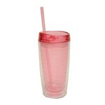 16 oz Vivid Tumbler - Translucent Pink