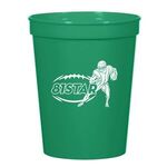16 Oz. Big Game Stadium Cup - Green