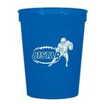 16 Oz. Big Game Stadium Cup - Translucent Blue