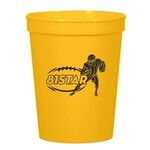 16 Oz. Big Game Stadium Cup - Yellow