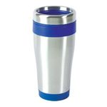 16 oz. Blue Monday Travel Tumbler - Reflex Blue-silver