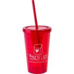 Buy 16 Oz Bolero Polypropylene Double Wall Plastic Tumbler