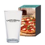 16 Oz. Classic Ale Pint Glass With Custom Box - Clear