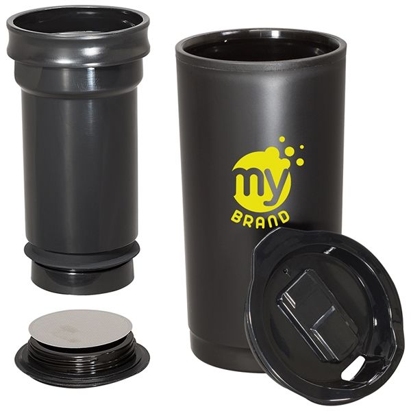 Custom 16 Oz. Coffee Press Tumbler with your logo