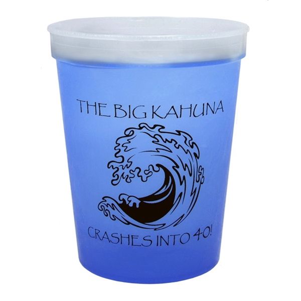 Main Product Image for 16 oz. Color Changing Smooth Plastic Stadium Cup