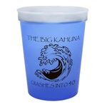 16 oz. Color Changing Smooth Plastic Stadium Cup - Frost To Blue