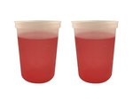 16 oz. Color Changing Smooth Plastic Stadium Cup - Frost to Red