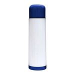 16 Oz. Denali Thermos - White With Blue