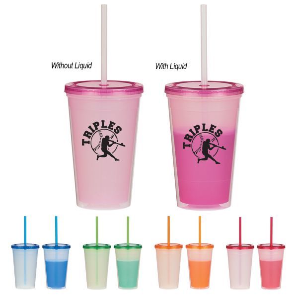 Main Product Image for Custom Printed 16 Oz. Econo Color Changing Tumbler