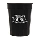 16 oz. Fluted Stadium Cup - Black