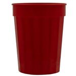 16 oz. Fluted Stadium Cup - Red