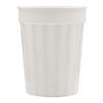 16 oz. Fluted Stadium Cup - White