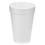 16 oz. Foam Cup - White