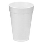 16 oz. Foam Cup - White