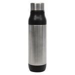 16 Oz. Kingston Easy Clean Bottle - Silver With Black
