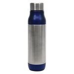 16 Oz. Kingston Easy Clean Bottle - Silver With Blue