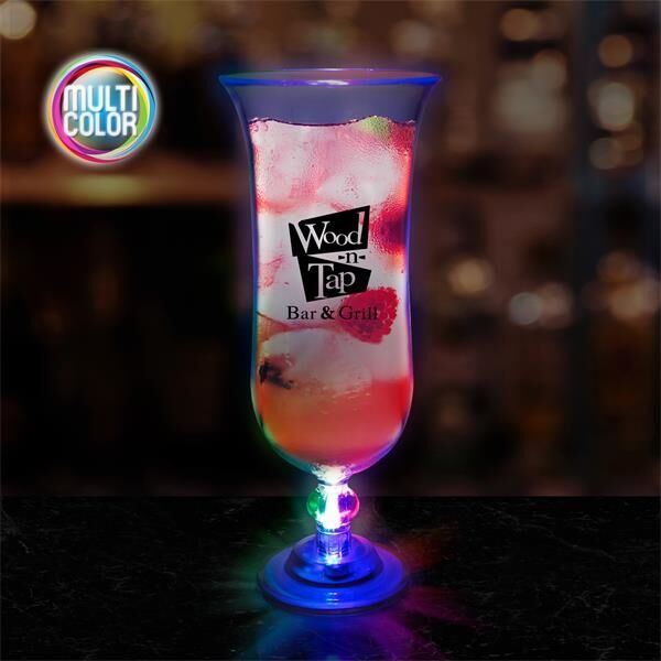 Main Product Image for Custom Printed LED Light Up Hurricane Glass 16 oz. 