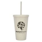 16 Oz. Newport Wheat Travel Tumbler