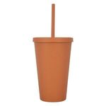 16 Oz. Newport Wheat Travel Tumbler