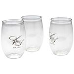 Buy Wine Glass Imprinted Plastic Stemless 16 Oz
