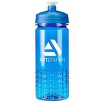 16 Oz. Polysure™ Out of the Block Bottle - Translucent Blue