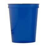 16 oz. Smooth Colored Translucent Stadium Cup - Blue
