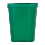 16 oz. Smooth Colored Translucent Stadium Cup - Green