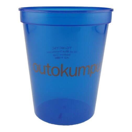 Main Product Image for 16 Oz Smooth Colored Translucent Stadium Cup