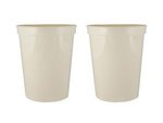 16 oz. Smooth Walled Stadium Cup with Automated Silkscreen - Beige
