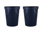 16 oz. Smooth Walled Stadium Cup with Automated Silkscreen - Navy