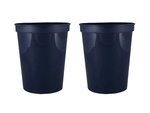 16 oz. Smooth Walled Stadium Cup with Automated Silkscreen - Navy