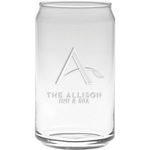 16 oz. Soda Glass - Deep Etched -  