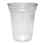 16 oz. Soft Sided Plastic Cup - Clear