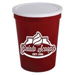 16 oz. Stadium Cup with No-Hole Lid -  