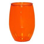 16 oz. Stemless Wine Glass - Translucent Orange