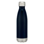 16 Oz. Swiggy Stainless Steel Bottle Gift Set - Navy Blue