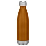 16 Oz. Swiggy Stainless Steel Bottle Gift Set - Orange