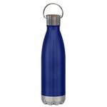 16 Oz. Swiggy Stainless Steel Bottle With Bamboo Lid - Blue