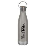 16 Oz. Swiggy Stainless Steel Bottle With Bamboo Lid -  