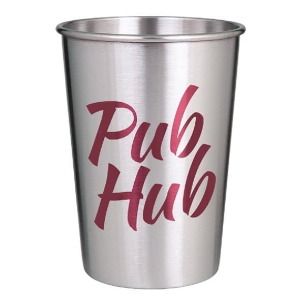 16 oz Stainless Steel Cup, 16 oz Stainless Steel Pint Cup