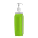 16 oz. The Pint Pump Bottle With View Stripe - Lime Green