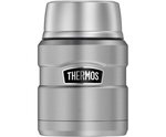 16 oz. Thermos Stainless King Stainless Steel Food Jar - Matte Steel