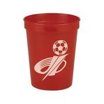 16 oz. Translucent Stadium Cup - Translucent Red