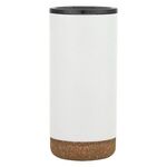 16 Oz. Wellington Stainless Steel Tumbler - White