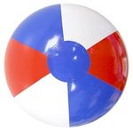 16" Red-White-Blue Beach Ball -  