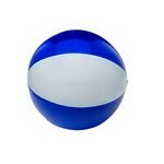 16" Two-Tone Beach Ball - Blue-white